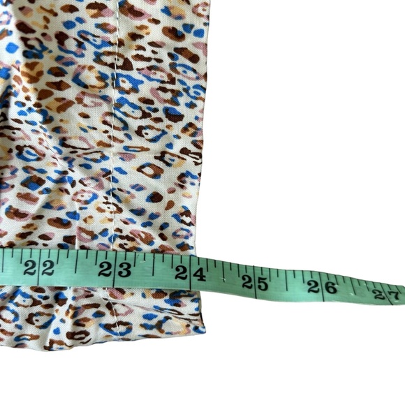 NWT Petal & Pup AXEL wide leg pull on cream leopard print pants size medium - Picture 8 of 8